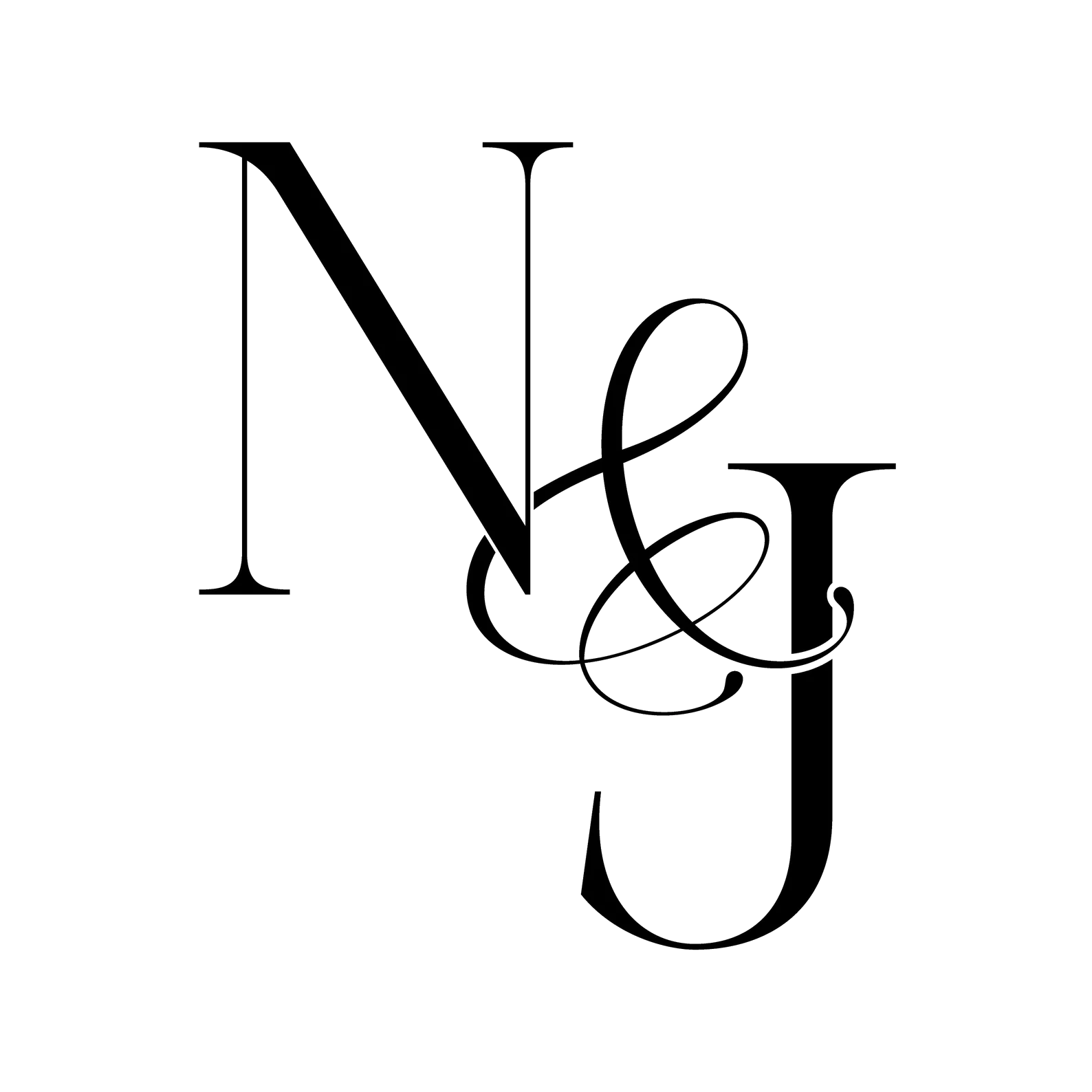 Nick & Joe's Wedding Logo